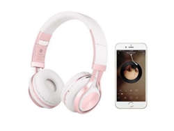 2026-auriculares Bluetooth Plegables Estéreo Inalámbricos De Alta Calidad - Rosa