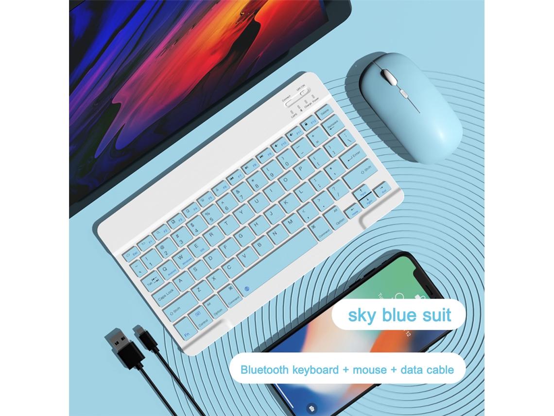 Juego de teclado y ratón Bluetooth