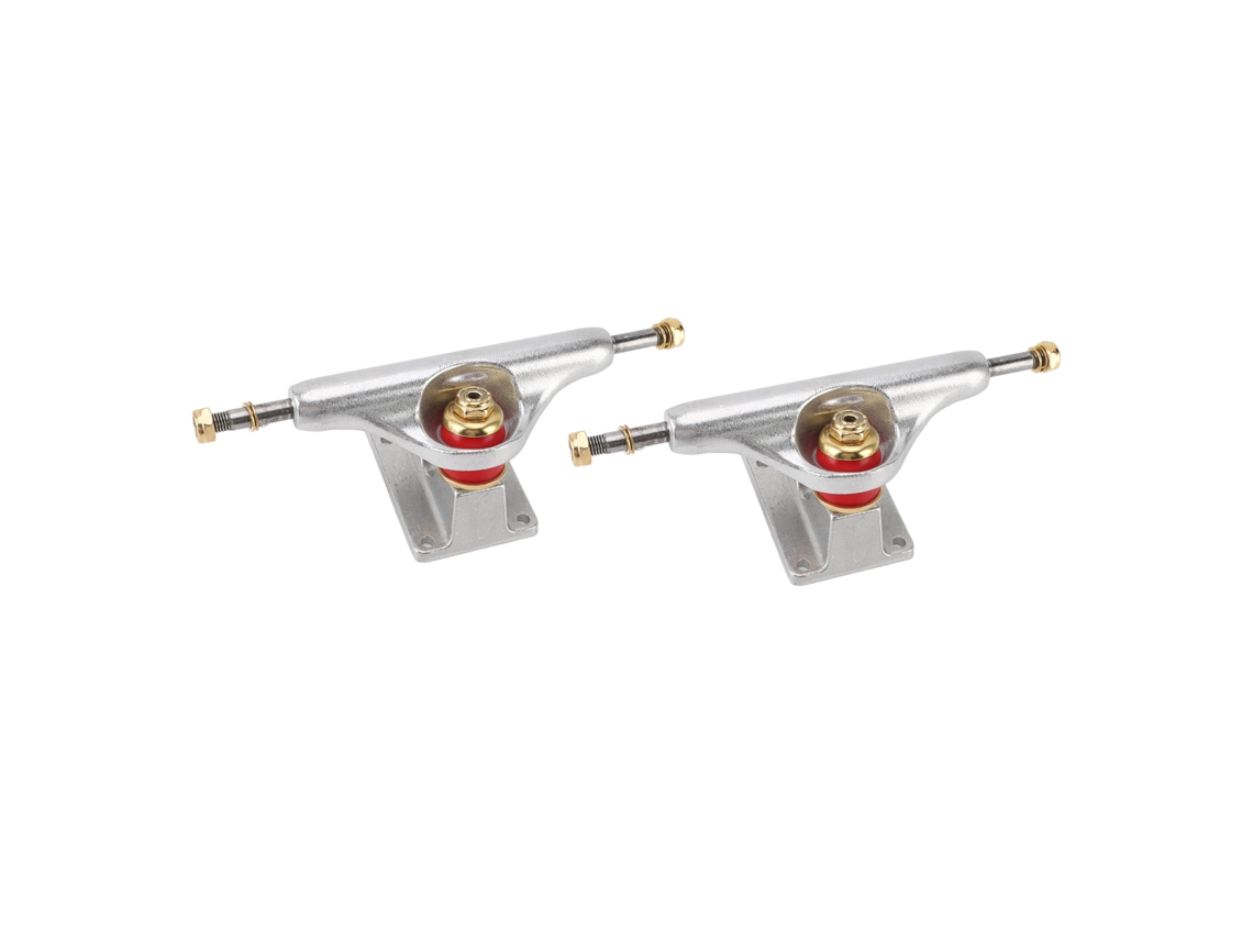 2 Ejes Huecos De Aluminio De 5,25 Pulgadas Para Monopatín Longboard Con 4 Ruedas