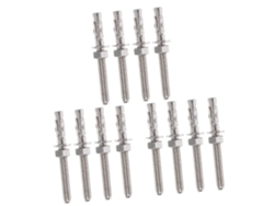 Juego De 3 Pernos De Extensión De Acero Inoxidable Para Muebles Y Barandillas Para Fijaciones De Ventanas (4