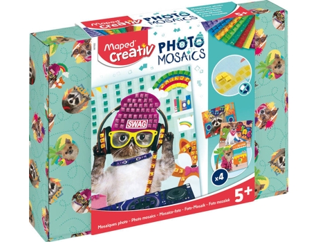 Juego Criativo MAPED CREATIV Mosaicos Fotográficos - Animales Geniales