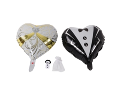 2 Globos Rojos En Forma De Corazón Para Decoración Romántica De Bodas Y San Valentín