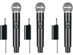 3 Micrófonos Inalámbricos Uhf Profesionales Para Grabación De Karaoke Portátil, 1 Canal