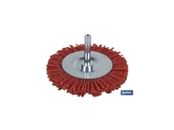 Cepillo Circular 6 Mm X Ø100 Nylon