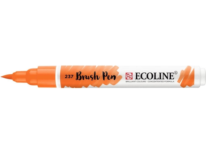 Marcador TALENS Ecoline (Pincel - Naranja Oscuro 237)