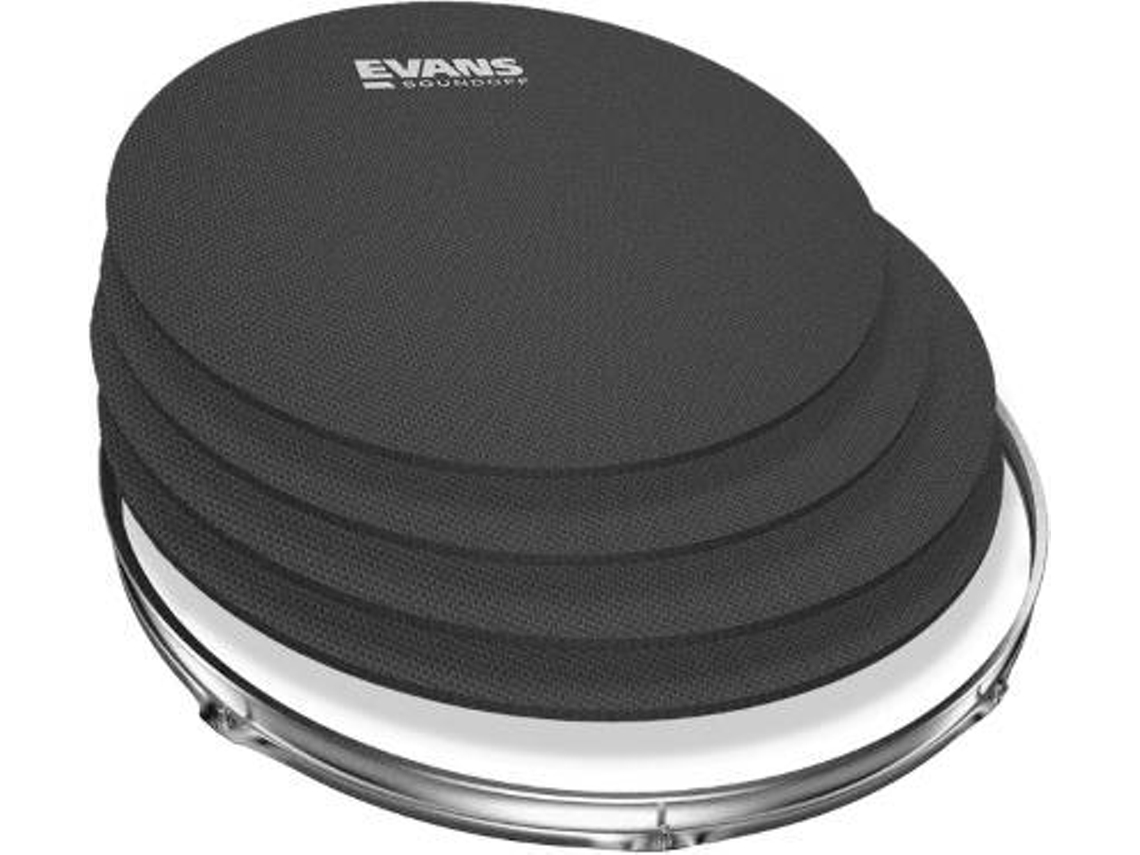 Juego de Abafadores EVANS So-0244 Soundoff Drum