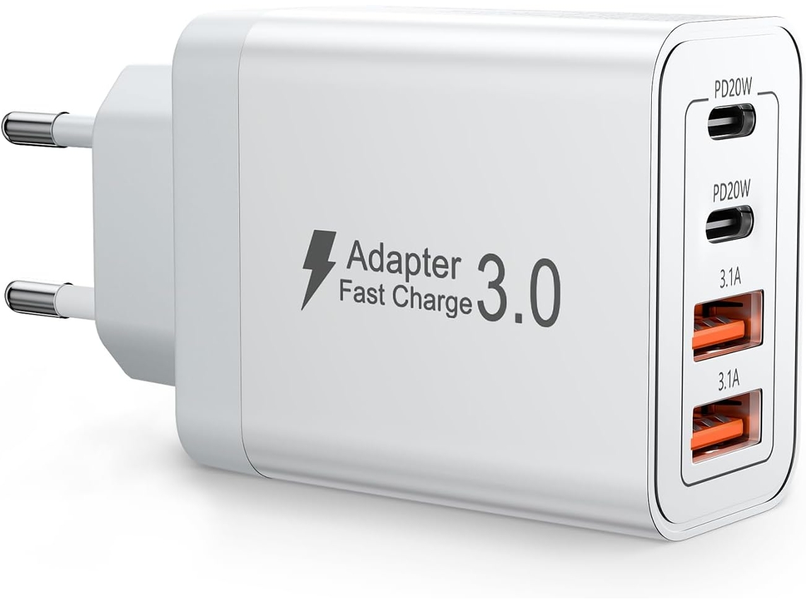 Cargador de viaje USB-C de 40 W con 4 puertos PD3.0 ZYBLSSBB