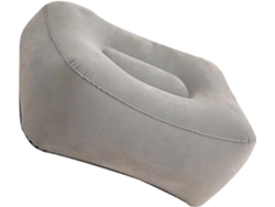 Alfombrilla Ajustable Reposapiés Avión, Cojín Inflable, Coche Relajarse Gris