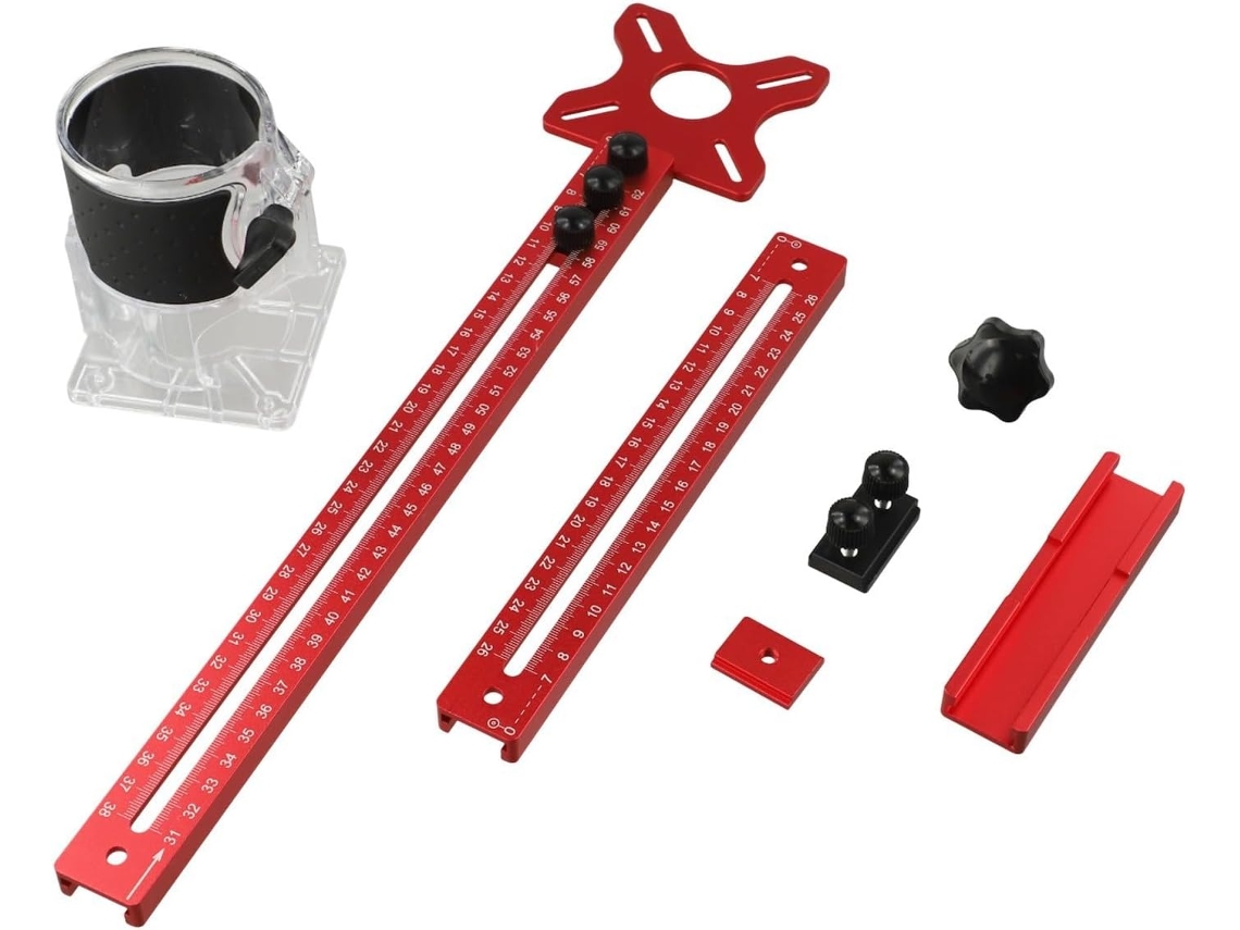 Soporte De Aluminio Para Ranuras De Fresadora – Plantilla Extraíble