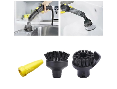 Boquilla Cepillo Redondo Rascador De Limpieza A Vapor Para Karcher Sc1 Sc2 Sc3 Sc4 Sc5 Sc7 Easyfix Premium Sc 1.020 O.Be. Boquillas Sc 2.600 C