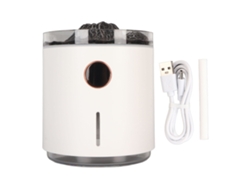 Difusor De Aromaterapia Con Efecto De Llama, Humidificador Inteligente Multifuncional, Blanco.
