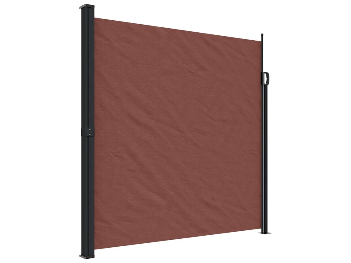 Toldo lateral retráctil marrón VIDAXL (200x300 cm)