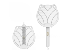 Mata-mosquitos Recarregável, 3200v, Bateria Interna De 1200mah, Luz Atrativa Para Mosquitos, Facilmente Dobrável Branco Hexinyigjly
