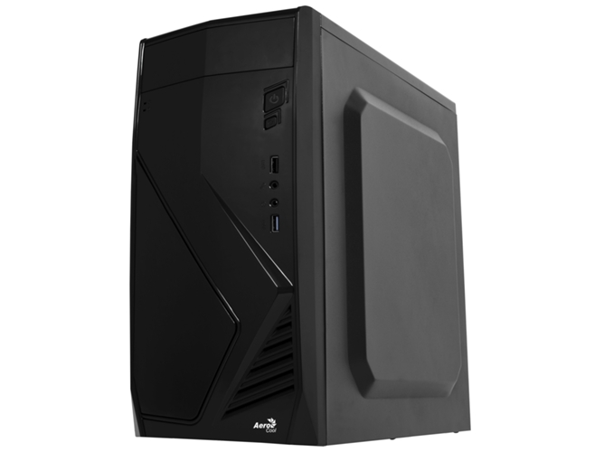 Caja PC AEROCOOL CS102 (ATX Mid Tower - Negro)