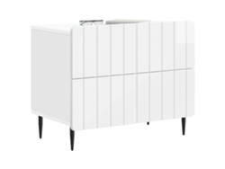 Maison Exclusive - Armario De Noche Con Cajón Brillante 62 X 34,5 X 49,5 Cm