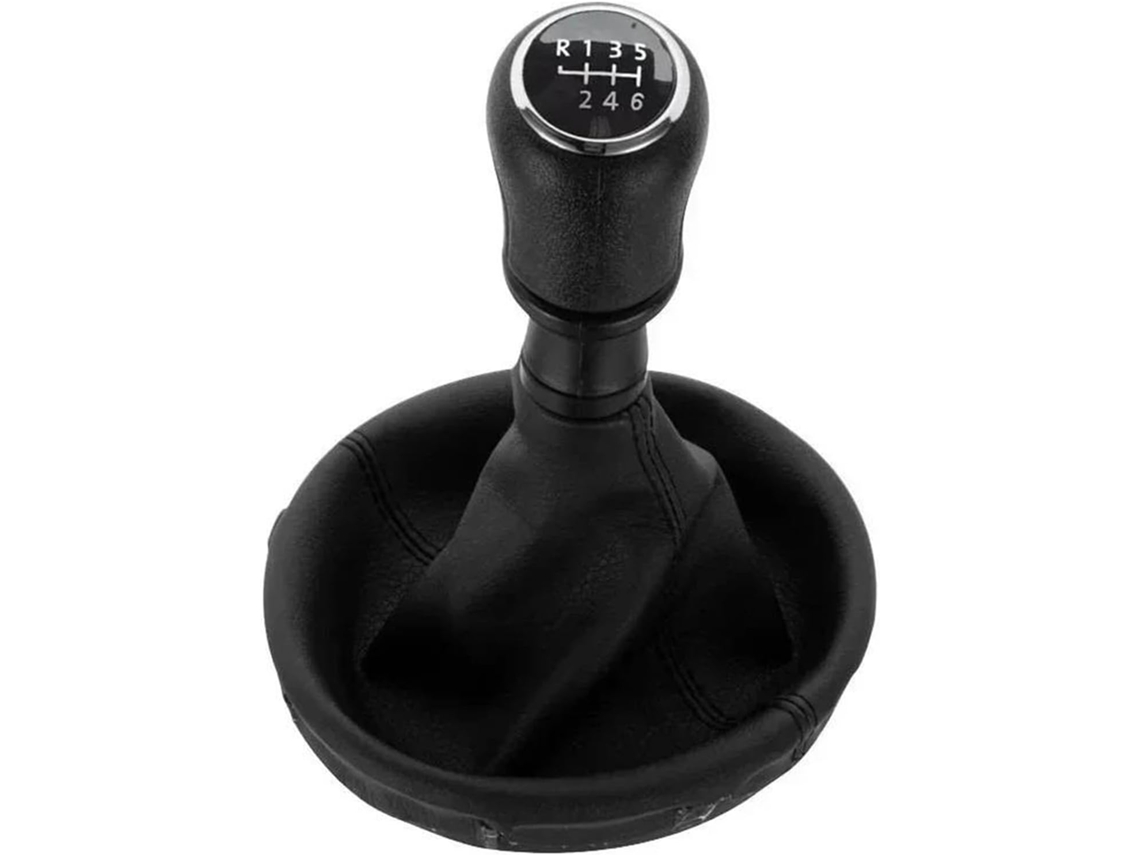Pomo De Palanca Cambios 5 Y 6 Velocidades, Funda Cuero Para Transporter Multivan Caravelle T5 2003 – 2010