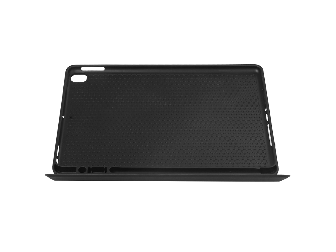 Capa De Proteção Para Tablet Ios 10.2-10.5 Polegadas Couro Pu Durável Com Suporte Preto