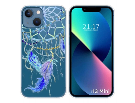 Carcasa iPhone 13 Mini (5.4) TUMUNDOSMARTPHONE Dibujos Transparente Multicolor