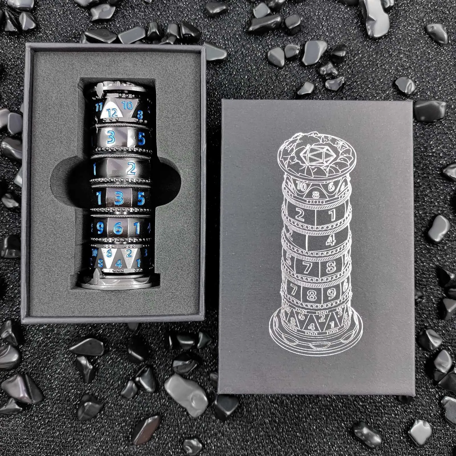 Fidget Spinner De Metal (azul) Para Aliviar El Estrés - Peonza Manual
