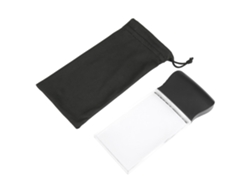 Lupa de lectura rectangular grande con 3 LED, portátil, de alta definición, fabricada en ácido acrílico.