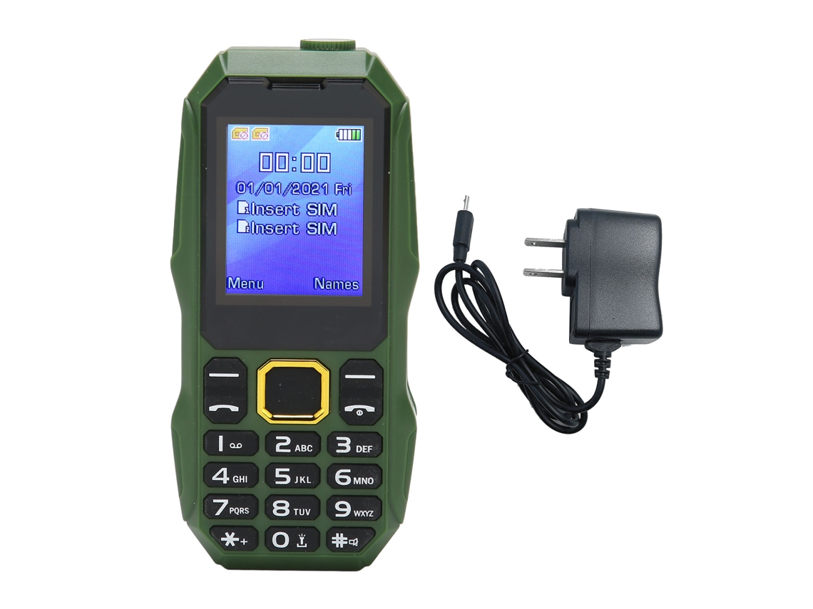 Telefone Celular Desbloqueado Para Idosos 2g Dual Sim Bateria 5800mah Botões Grandes Voz Alta