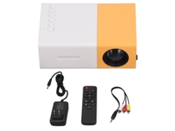 Proyector LED portátil Pico 1080p Full HD con control remoto para cine en casa y uso en exteriores 110-240V