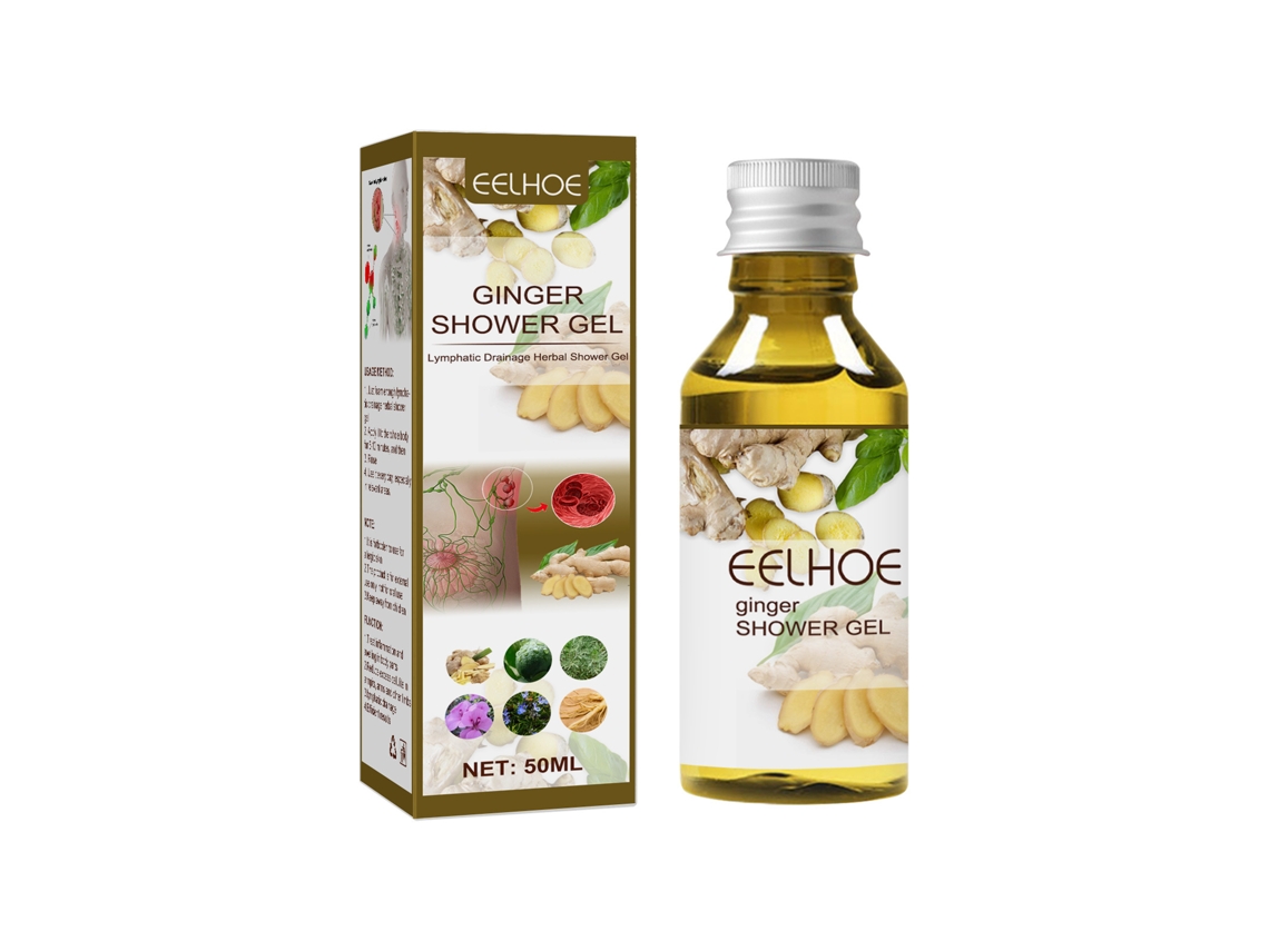 Gel de ducha corporal refrescante con hierbas naturales