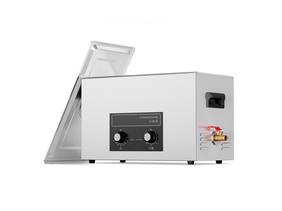 Máquina de limpieza ultrasónica de 30L con calefacción, temporizador y cesta Tekmaquinas