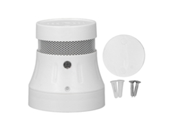 Detector De Humo Inteligente Con Botón De Autocomprobación Para Alarma Contra Incendios Tuya Zigbee Abs.