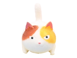Pelota Antiestrés De Gato Cute Juguete Squeezy Para Niños Y Adultos Alivio De Estrés Blanco Sensorial