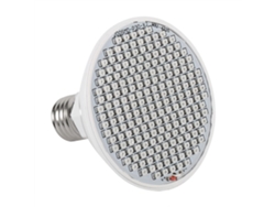 Bombilla de cultivo E27 de 24 W y 200 LED para plantas, 85-265 V, para hidroponía, flores y verduras (Jeiibrzui)