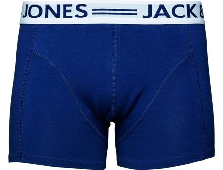 Boxers JACK & JONES Algodón Hombre (M - Azul)