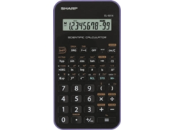 Calculadora Científica SHARP EL-501X Negro y Violeta (10 dígitos)