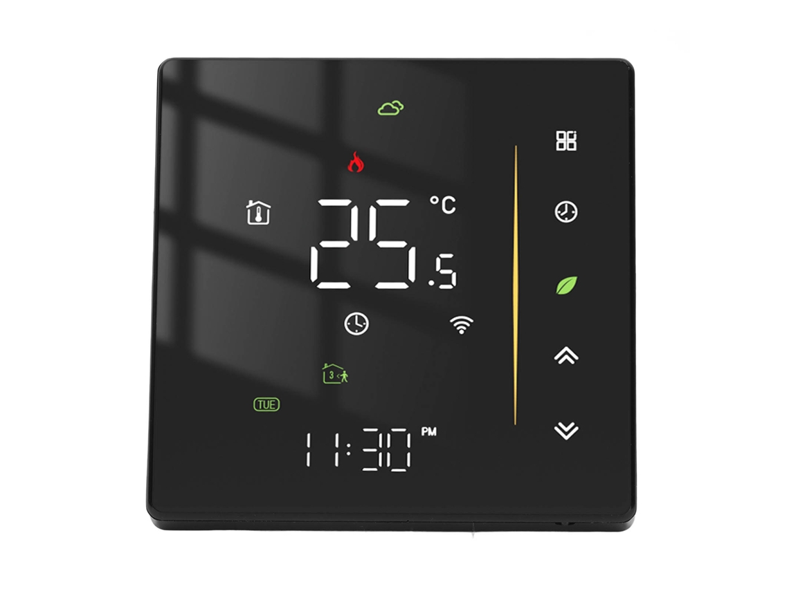 Termostato Inteligente Programable Wifi Para Calefacción De Caldera 95‑240v Negro
