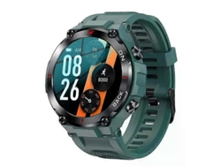 Reloj inteligente militar con GPS para adultos, pantalla HD de 360°, monitor de frecuencia cardíaca, IP68, resistente al agua, deportivo, compatible con Android e iOS K37 LY Ebike
