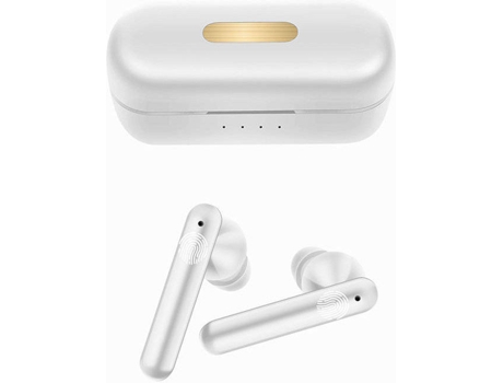 Auriculares Bluetooth True Wireless CHRONUS W269012 (In Ear - Micrófono - Noise Cancelling - Blanco)