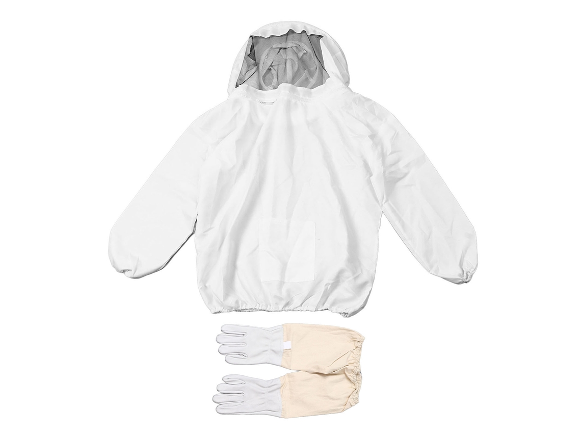 Traje Anti-abejas Con Capucha Y Guantes - Ropa Protectora Transpirable Para Apicultura