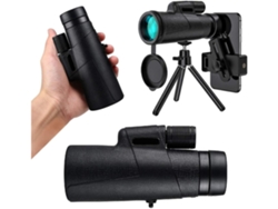 Telescopio monocular Chennnls 12x50 de alta potencia para adultos con visión nocturna, prisma Bak4, resistente al agua, a la niebla y al polvo.