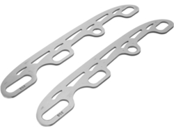 Cuchillas De Repuesto De Acero Inoxidable Para Patines, Tamaño Pequeño 253 Mm, Juego De 1 Par.