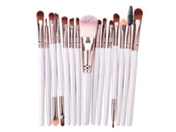 Set de brochas de maquillaje para base y sombras de ojos