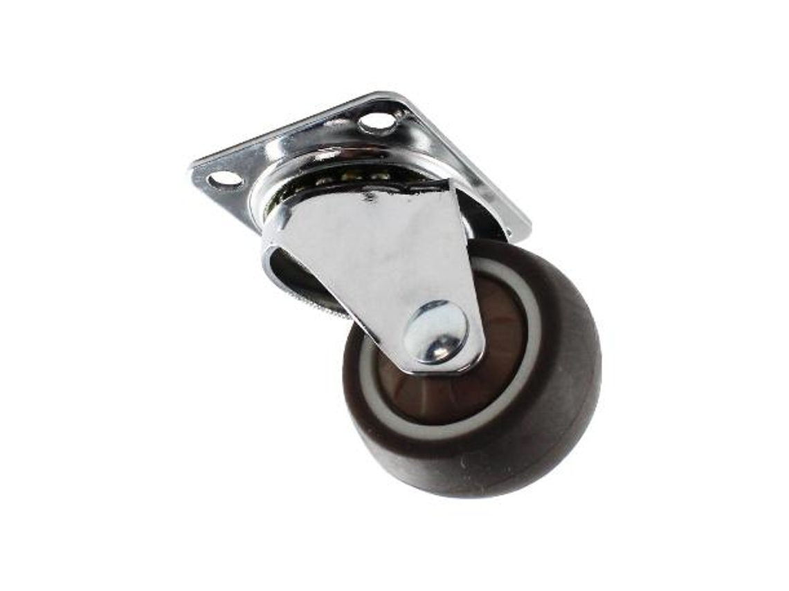 Rueda giratoria 10clr40cp-pgib goma gris