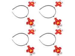 Lot De 8 Bandeaux De Cosplay Homard Para Femmes, Serrage