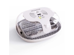 Incubadora para 16 huevos con volteo automático.