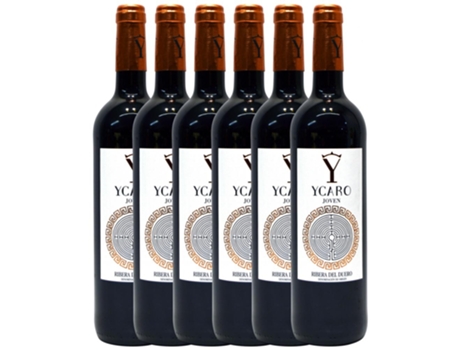 Vino CORRAL CUADRADO Corral Cuadrado Ycaro Tempranillo Ribera Del Duero Joven (0.75 L - 6 unidades)