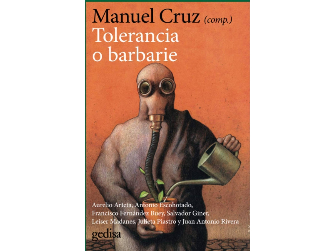 Libro Tolerancia O Barbarie de Manuel Cruz (Español)