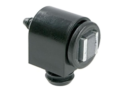 Cierre magnetico nutria taco montaje directo ø10mm k3(6) negro regulable. placa iman no incluida.