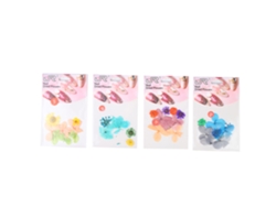 4 Piezas De Flores Secas Para Decoración De Uñas, Pegatinas Diy, Tarjeta N.° 03
