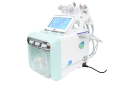 Dispositivo para el cuidado facial de la piel, hidrodermoabrasión, lifting facial por radiofrecuencia, 6 en 1