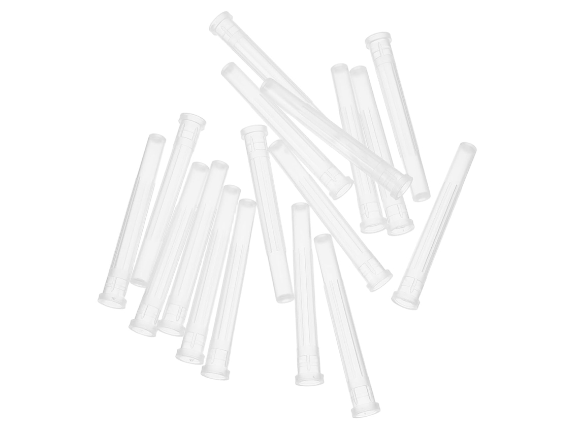Tampas Transparentes De 54 Mm Para Agulhas De Laboratório.