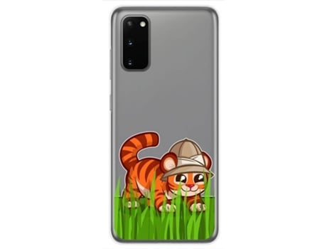 Carcasa Samsung Galaxy A41 TUMUNDOSMARTPHONE Dibujos Transparente Multicolor